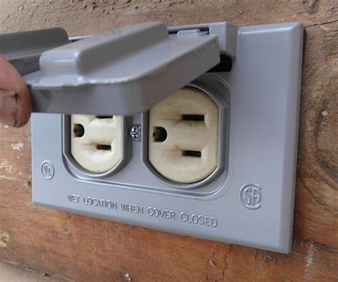 replacing outside electrical outlet